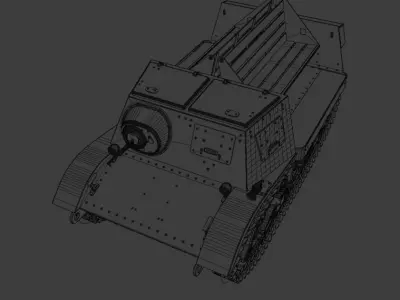 T20  Komsomolets  realistic scale 3D model