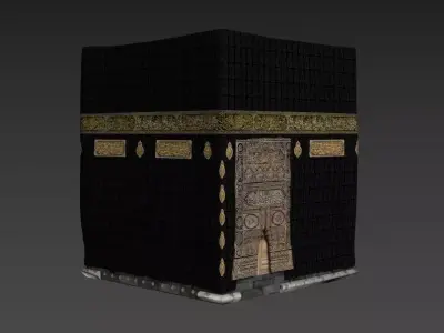 kaaba Low-poly 3D model