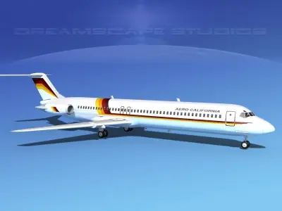 Douglas DC-9-50 Aero California 3D model