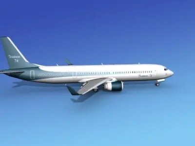Boeing 737-900ER BBJ 3D model