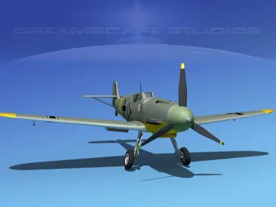Messerschmitt BF-109 V06 3D model