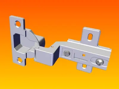 Cabinet hinge 3D model