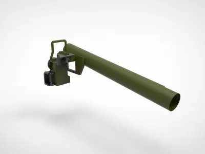 Anti-Tank Guided Missile Launcher 3D model
