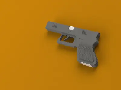 shotgun handgun Free 3D model