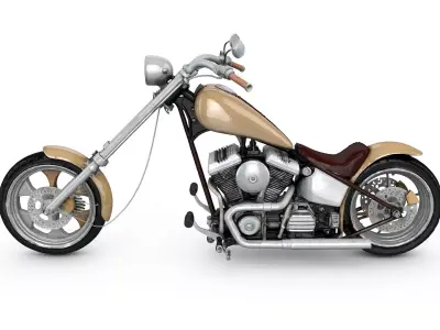 Custom Shopper extended handlebars  High Poly Resolution 3D model