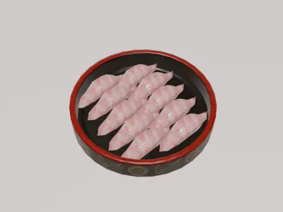 Special Sushi Model Asset Low-poly 3D model