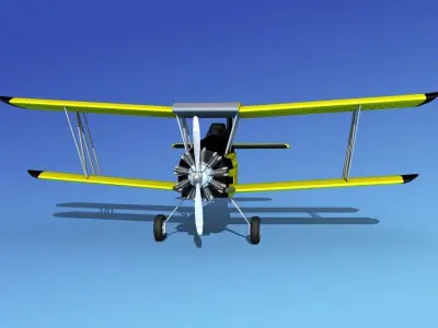 Grumman G-164 AgCat V06 3D model