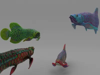 Dragon  Fish 3D model