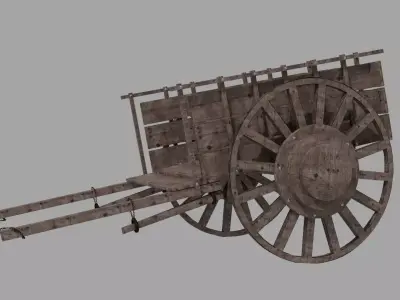 Oxcart 3D model