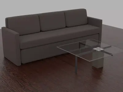Sofa 3D model Free 3D model