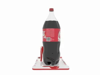 cocacola products for commercial use Free low-poly 3D model