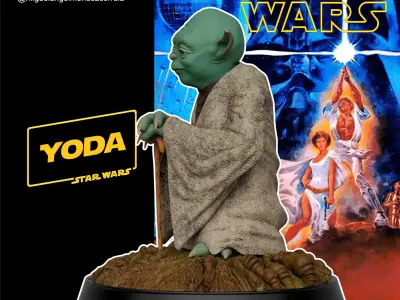 YODA MODEL FOR STL 3D PRINTIN 3D print model
