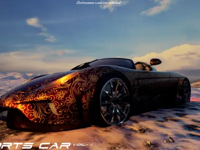 Sports Car VOL 1 Low-poly 3D model