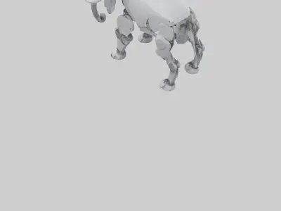 Robot version of a robot elephant model 3D model