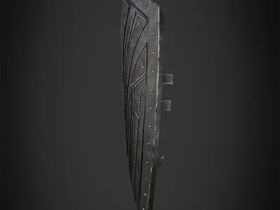 Dark Souls Black Knight Shield for Cosplay 3D print model