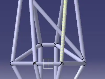 baja rollcage cad model 3D model