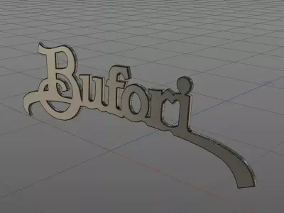 Bufori car logo Free 3D model