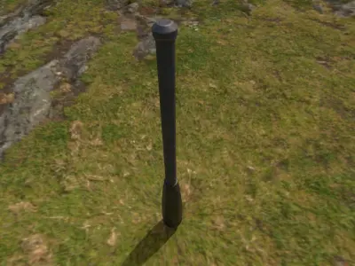 Baton -- PBR -- Game Ready Asset Free low-poly 3D model