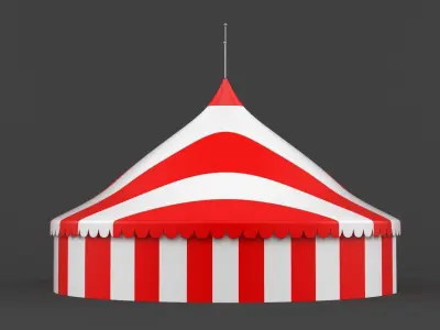 Circus Tent Free 3D model