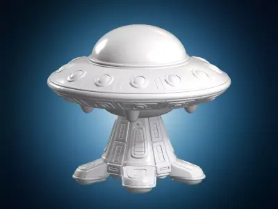Alien Saucer Toy UFO 3D Print Model 3D print model
