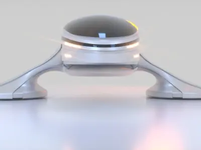 Futuristic Drone C 1 3D model