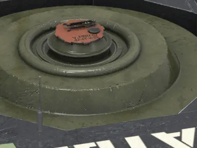 Ratel S Unmanned Ground Vehicle  Ultra Realistic 3D Model 3D model