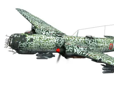 Heinkel He-177 A-5 - Greif - 6NDN 3D model