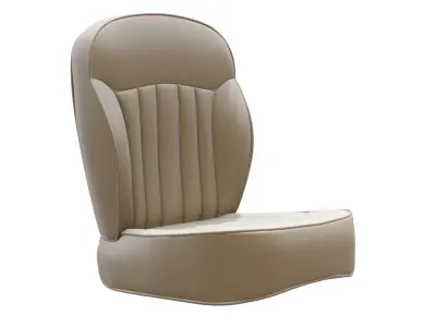 Classic Car Seat  Low-poly 3D model