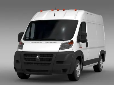 Ram Promaster Cargo 2500 HR 136WB 2015 3D model