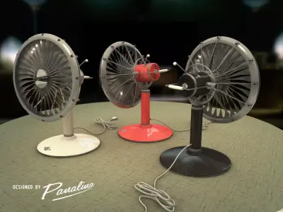 Vintage Fan JT3D - c4d fbx 3ds 3D model
