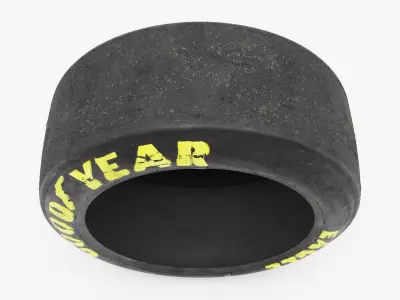 Goodyear Eagle Tire V2 Low-poly 3D model