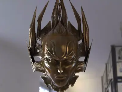 Helmet Mask occult 3D model