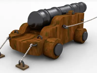 vessel cannon 3D model