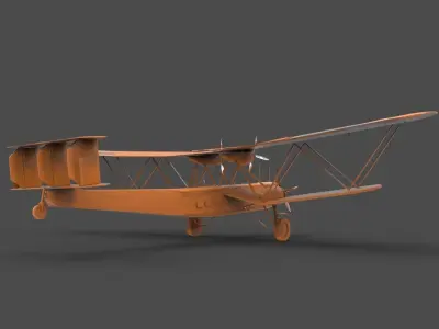 Handley Page HP42 3D print model