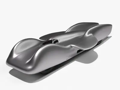 Mercedes Benz T80 3D model