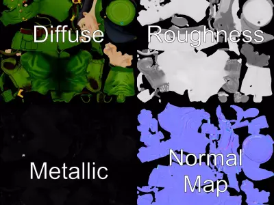 Cheerful Soldier Character model pack Low-poly 3D model