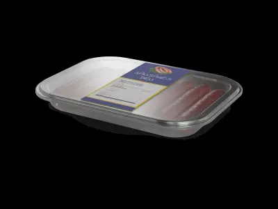 Fresh sausages Fresh Sausages 3D model