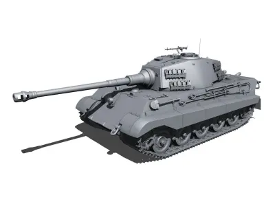 Panzerkampfwagen VI - Ausf B - King Tiger  3D model