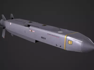 SCALP EG - Storm Shadow Low-poly 3D model