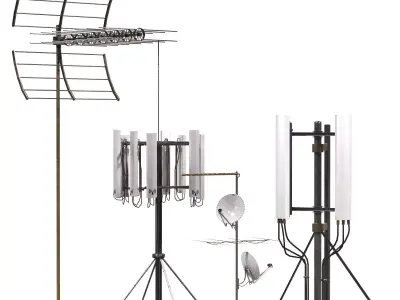 Radio Antenna 3D model