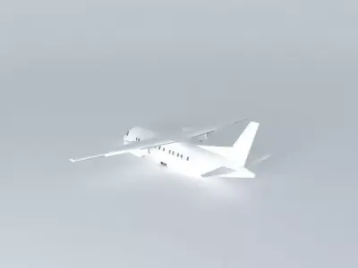 Template Antonov An140 by Sletch2003 Free 3D model