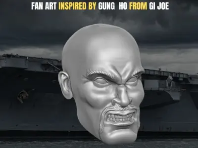 Gung Ho Collection Fan Art Heads 3D print model