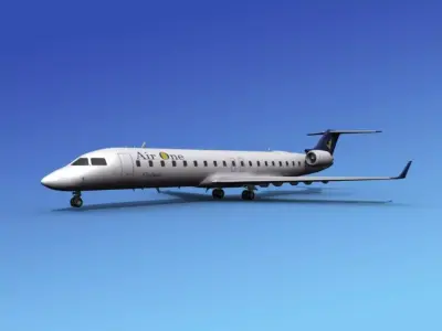 Bombardier CRJ700 Air One 3D model