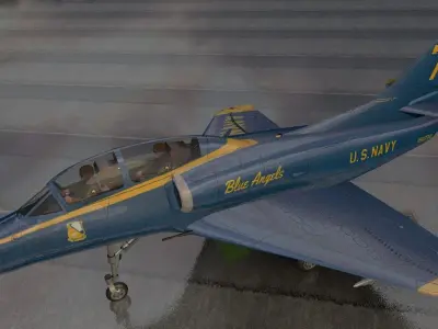 Douglas TA-4K Skyhawk 3D model