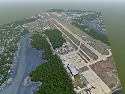 Martin State Airport 3D model