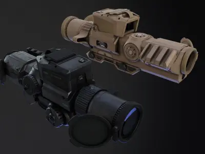 Vortex XM157 NGSW FC Optic Low-poly 3D model