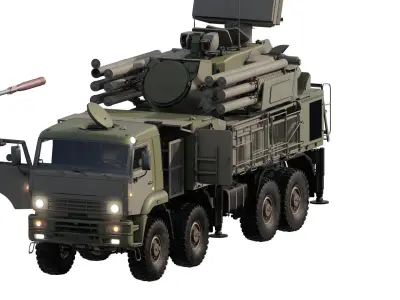 Pantsir 96K6-S1 3D model