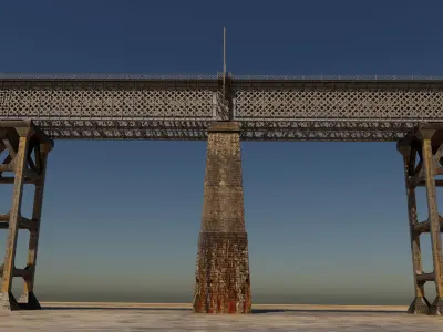 Ormaiztegi viaduct 3D model