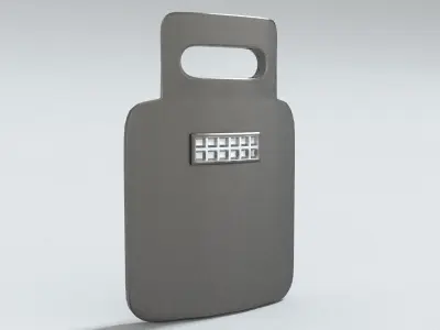 laos Game Ballistic Shield Low-poly 3D model