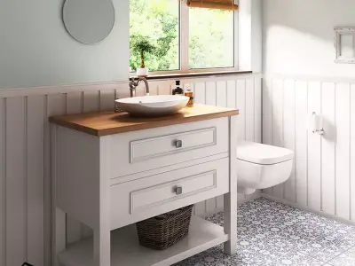 Bathroom Furniture dorado 3D model